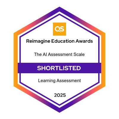 QS Reimagine Education Awards 2025 — The AI Assessment Scale shortlisted for Learning Assessment