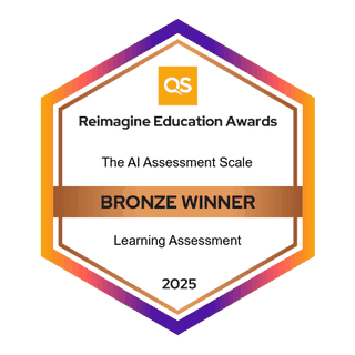 QS Reimagine Education Awards 2025 Bronze Winner badge